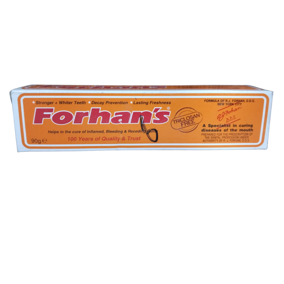 FORHANS TRICLOSAN FREE TOOTH PASTE 90G – Al Farooq Shopping Mall