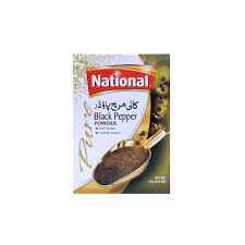 NATIONAL BLACK PEPPER POWDER 25G