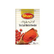 SHAN TEZ LAL MIRCH POWDER 50G