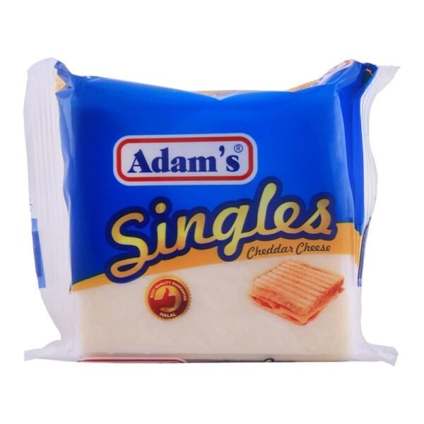 ADAMS CHEDDAR CHEESE SINGLE SLICES 200G