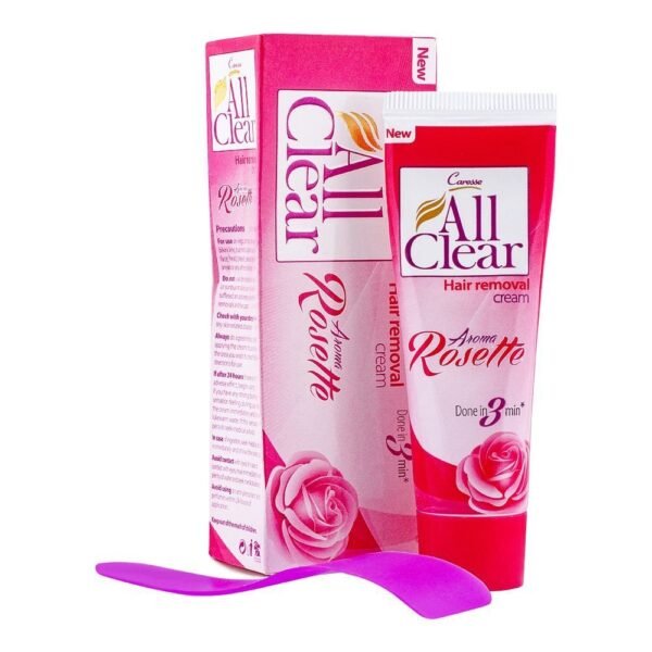 CARESSE ALL CLEAR HAIR REMOVAL CREAM ROSETTE 120G