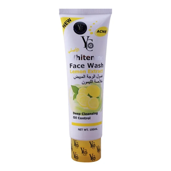 YC WHITENING FACE WASH WITH LEMON EXTRACT ACNE 100ML