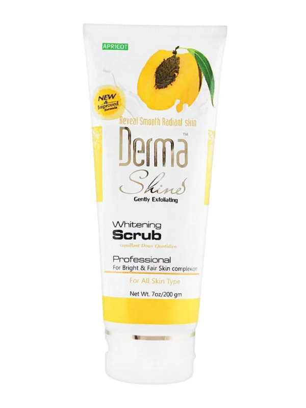 DERMA SHINE BRIGHTENING SCRUB APRICOT 200G