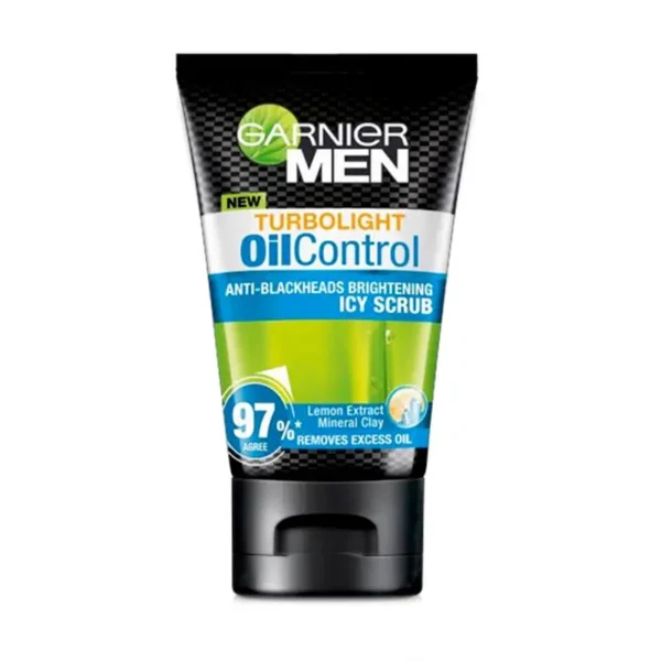 GARNIER MEN TURBO LIGHT BRIGHTENING ICY SCRUB 100ML