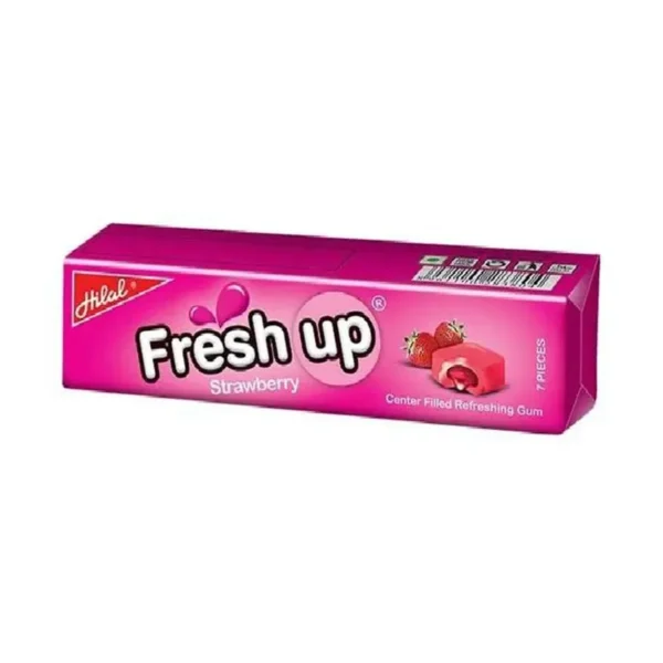 HILAL FRESH UP BUBBLE STRAWBERRY 7PCS
