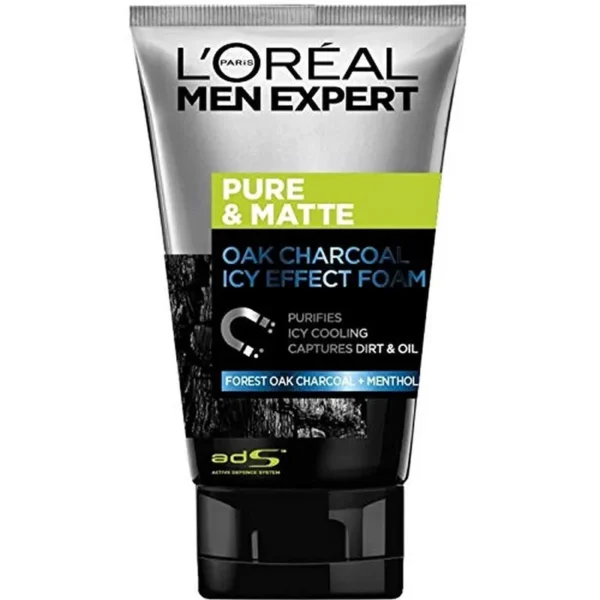 LOREAL MEN PURE & MATTE FACE WASH 100ML