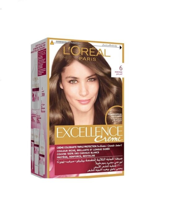 LOREAL PARIS EXCELLENCE CREME HAIR COLOR(6)