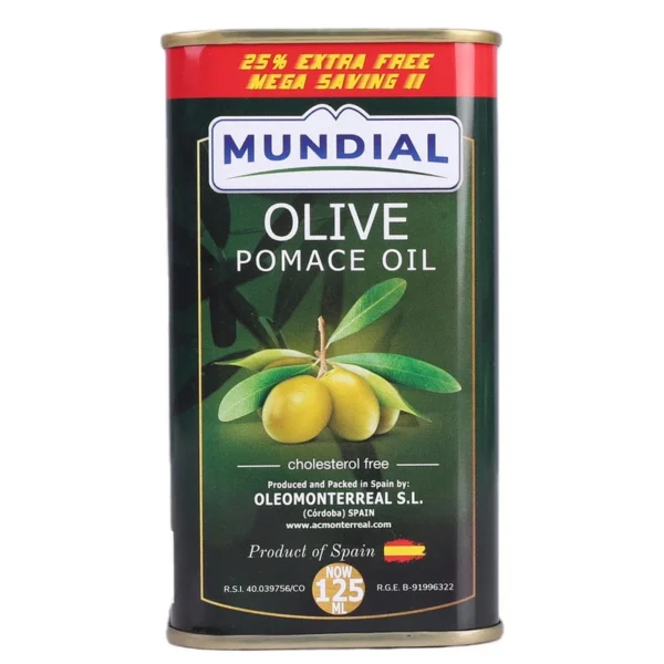 MUNDIAL POMACE OIL TIN 125ML