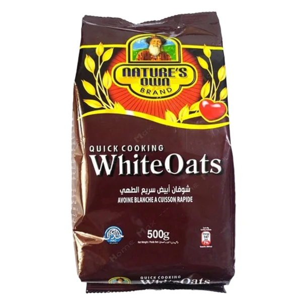 NATURE'S OWN WHITE OATS POUCH 500G