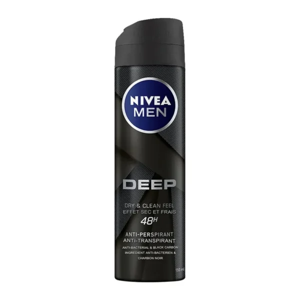 NIVEA MEN DEODORANT DEEP DRY & CLEAN 48H 150ML