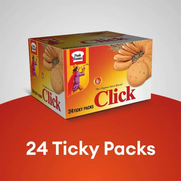 PEEK FREANS CLICK BISCUITS  24 PACKS