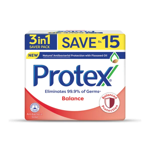 PROTEX SOAP BALANCE SAVER PACK 3IN1 (3X130G)