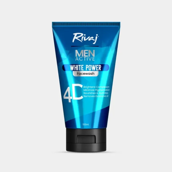 RIVAJ MEN WHITE POWER FACE WASH 100ML