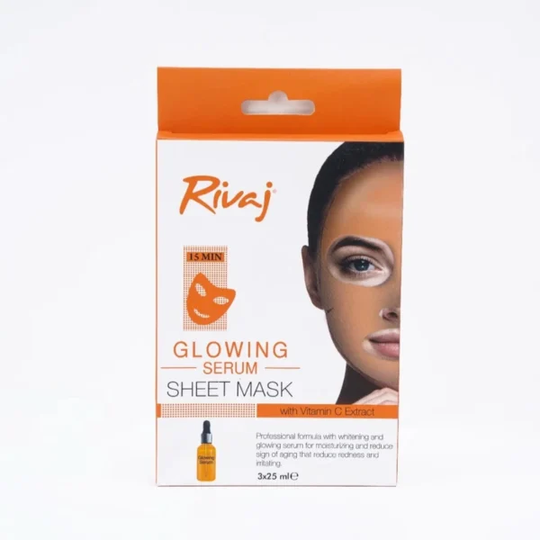 RIVAK UK ACID HYALURONIC SERUM SHEET MASK 25ML