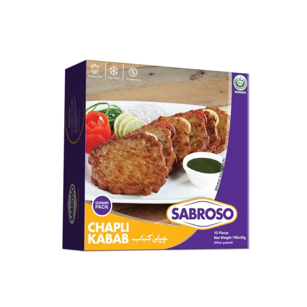 SABROSO CHAPLI KABAB 10PCS 740G