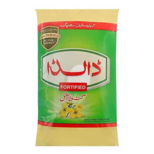 DALDA CANOLA COOKING OIL POUCH 1LTR