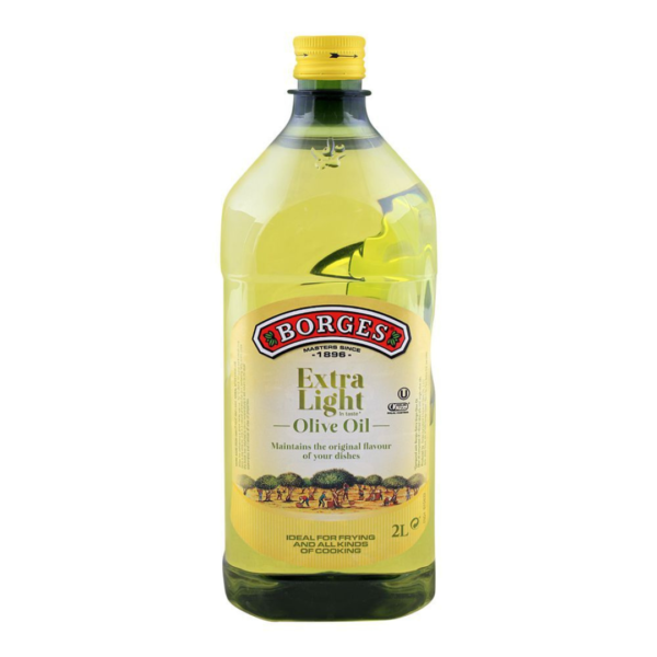 BORGES EXTRA LIGHT OLIVE OIL 2LTR