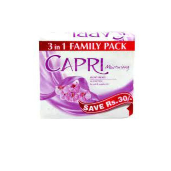 CAPRI SOAP MOISTURISING VELVET ORCHID (3X120G)