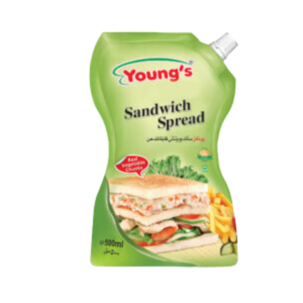 YOUNGS SANDWICH SPREAD POUCH 500ML