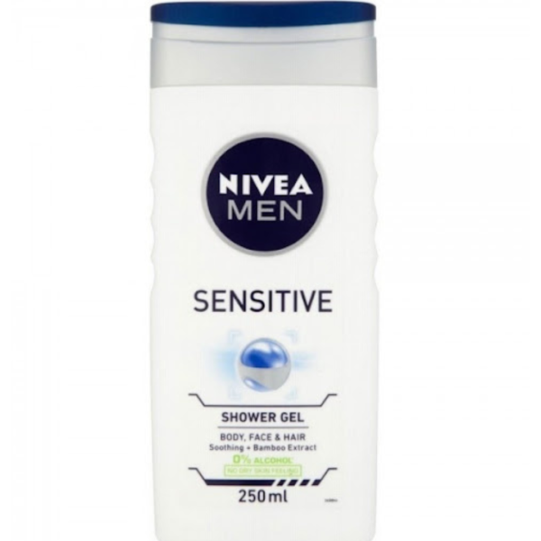 NIVEA MEN SENSITIVE SHOWER GEL 250ML