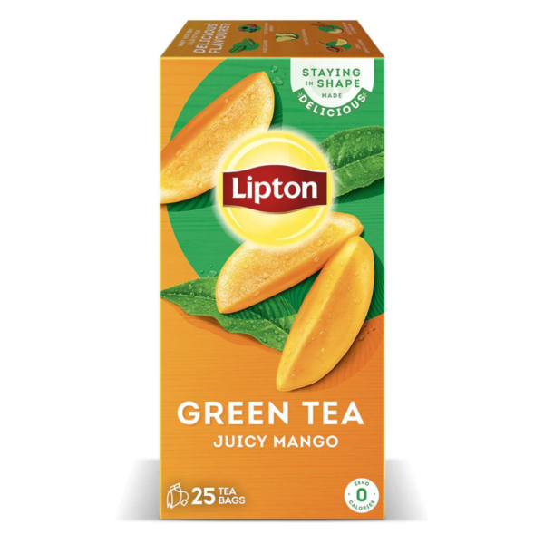 LIPTON JUICY MANGO GREEN TEA (25 BAGS)