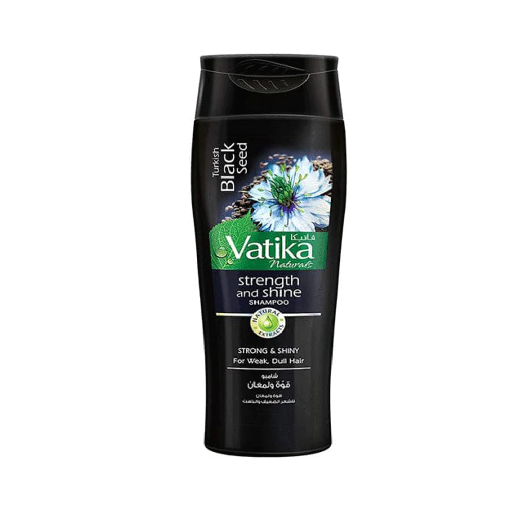 VATIKA SHAMPOO BLACK SEED STRENGTH & SHINE 185ML