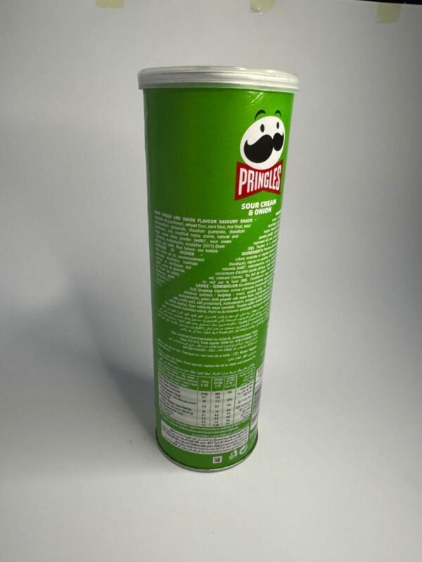 Pringles Sour Cream and Onion 165g - Image 3