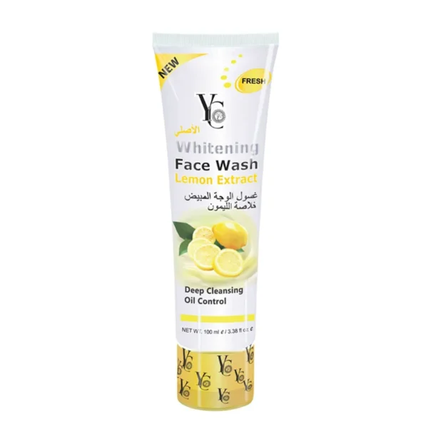 YC WHITENING FACE WASH WITH LEMON EXTRACT ACNE 100ML