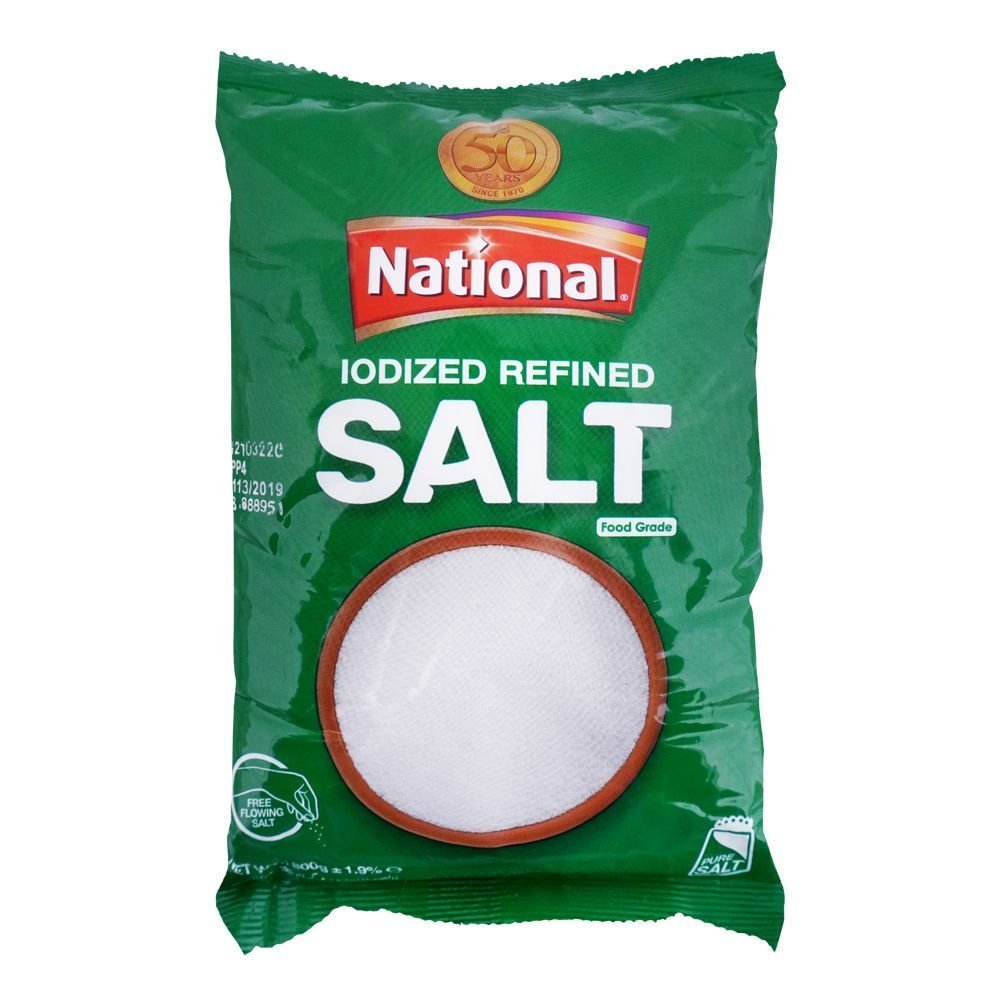 NATIONAL IODIZED REFINED SALT 800G