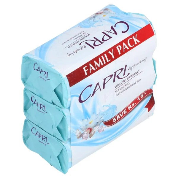 CAPRI SOAP VITALIZING WATER FAMILY PACK (3X130G)