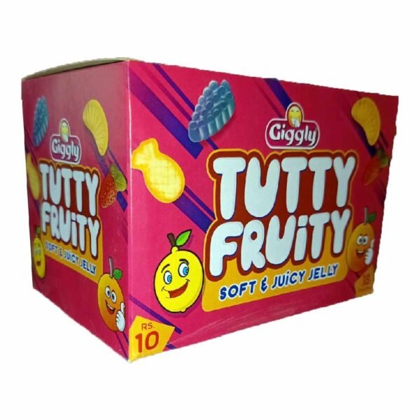 GIGGLY TUTTY FRUITY SOFT&JUICY JELLY 8G