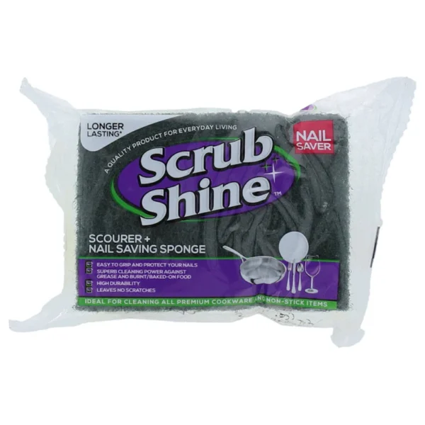SCRUB SHINE SPONGE NAIL SAVER