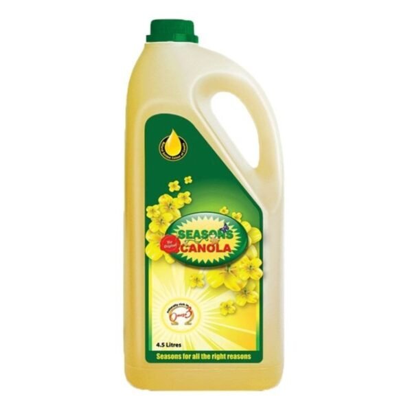 SEASONS CANOLA OIL BOTTLE 4.5L