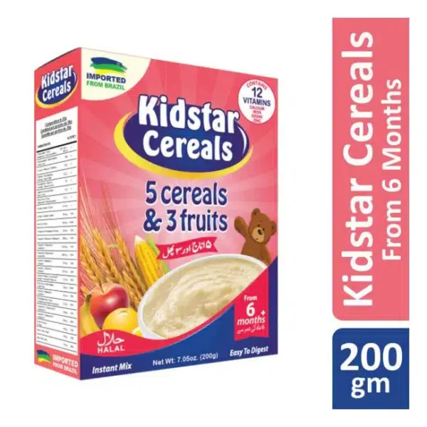 KIDSTAR FIVE CEREALS&THREE FRUITS 200G