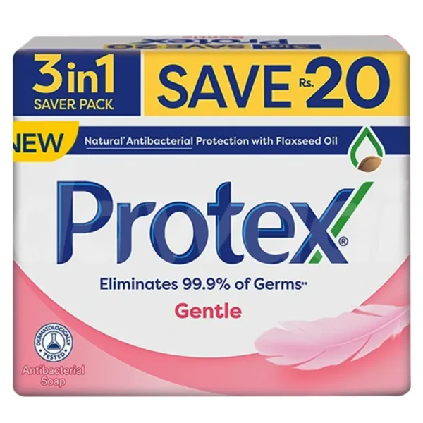 PROTEX SOAP SAVER PACK 3IN1 GENTLE (3*130G)