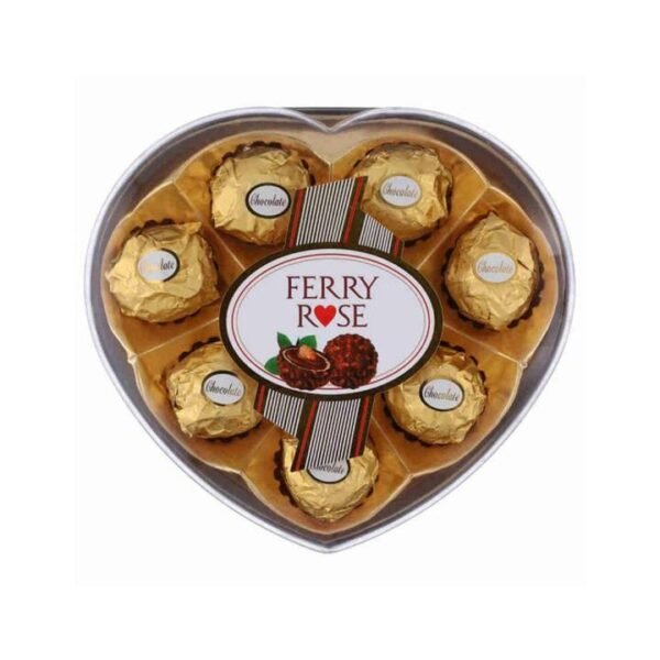 FERRY ROSE CHOCOLATE HEART SHAPE T-8 100G