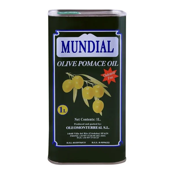 MUNDIAL OLIVE POMACE OIL TIN 1L