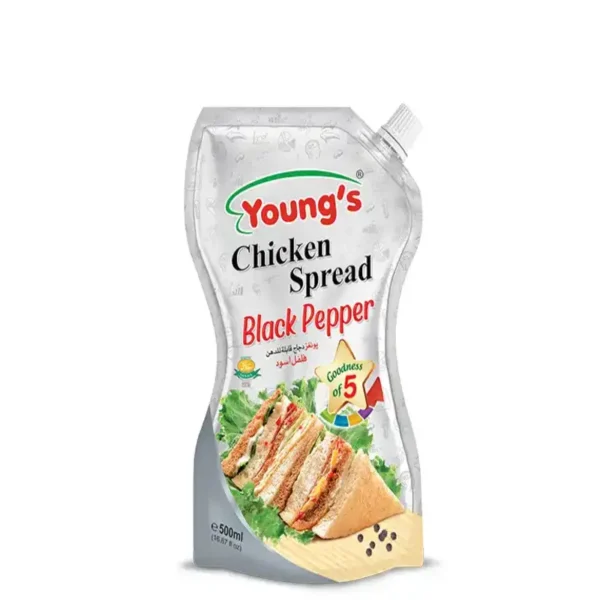 YOUNG'S BLACK PEPPER CHICKEN SPREAD 500ML