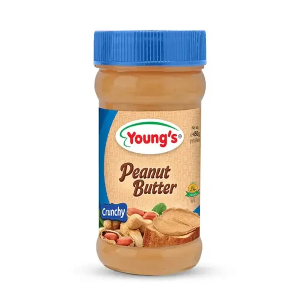 YOUNG'S PEANUT BUTTER CRUNCHY 450G