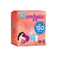 Essential Maxi XL Sanitary Pads – Trio Pack 26 Pcs