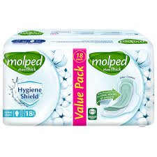 Molped Maxi Thick Sanitary Pads – Trio Pack | Comfort & Leak Protection