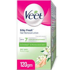 VEET HAIR REMOVAL LOTION FOR DRY SKIN 120G