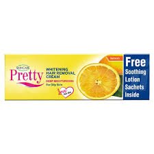 SKIN CARE PRETTY WHITENING HAIR REMOVAL CREAM LEMON 50G