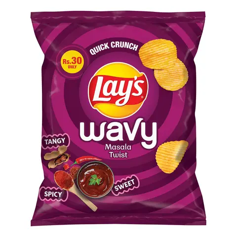 LAYS WAVY MASALA TWIST 17GM