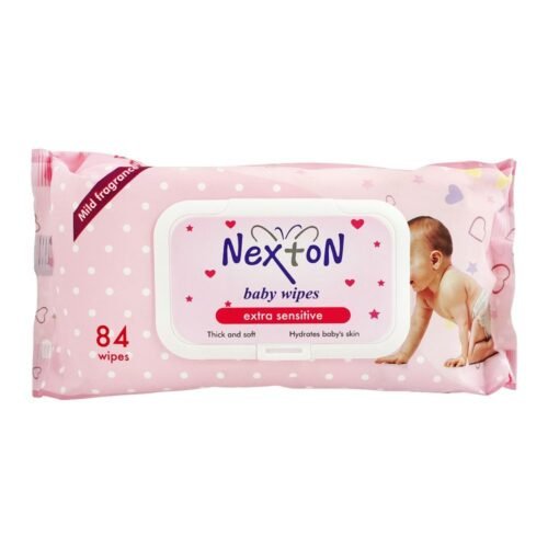 NEXTON BABY WIPES EXTRA SENSITIVE PINK