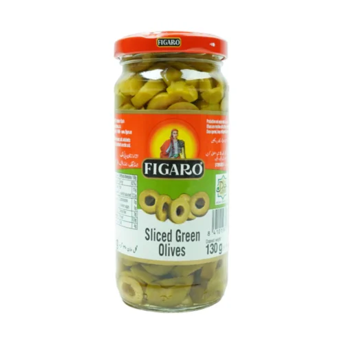 FIGARO OLIVES GREEN SLICED 340G