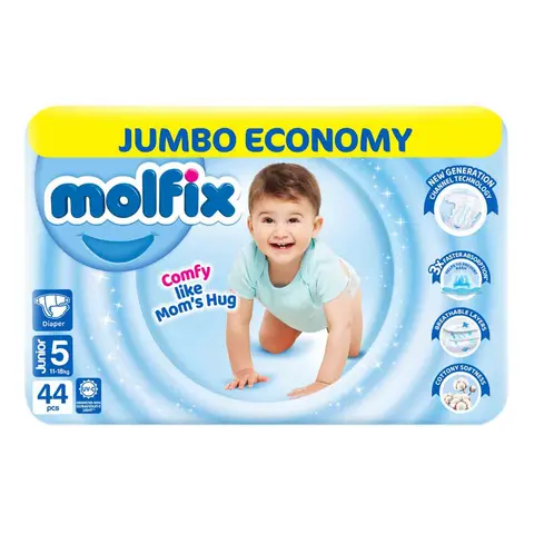 MOLFIX DIAPERS JUMBO 5 44PCS (11-18KG)