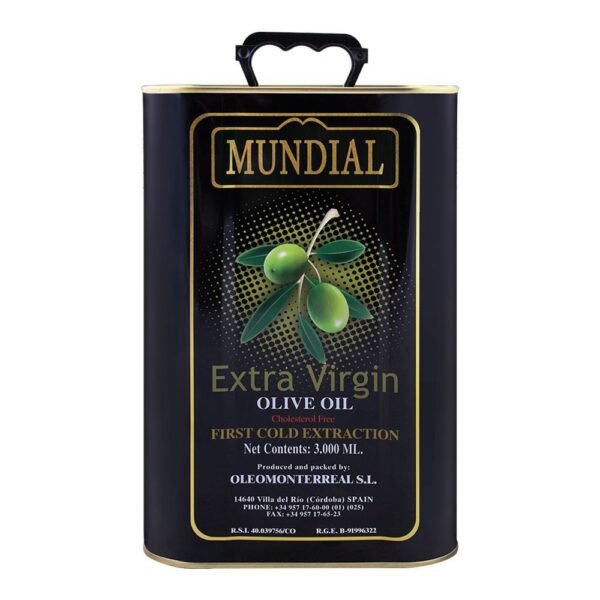 MUNDIAL OLIVE OIL EXTRA VIRGIN 3LITRE