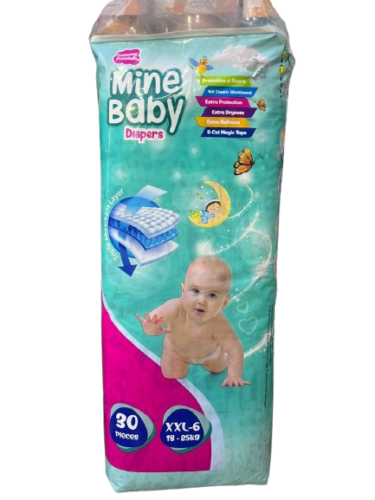 MINE BABY DIAPERS XXL-30 (18-25KG)