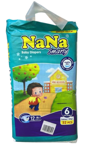 NANA DIAPER MEGA PACK XXL 52PCS (14-16KG)